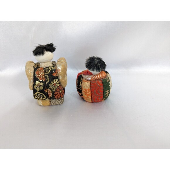 Two (2) Vintage Kimekomi Japanese Dolls - Picture 4 of 5